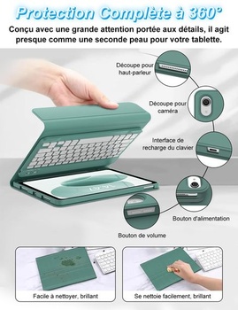 Puzdro s klávesnicou FOGARI pre iPad A16 11./10. generácia – Bluetooth klávesnica pre iPad 10,9