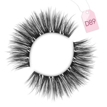 Onlyall Natural Wispy Eyelashs Soft Eyelash Fluffy False Eyelashs D89 (11-16 mm)