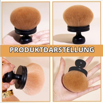 Extra veľký samoopaľovací štetec, 3-palcová široká hlavica oválneho kabuki štetca na make-up,