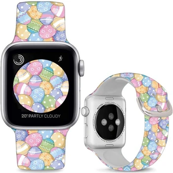 Športové mäkké silikónové remienky kompatibilné s Apple…