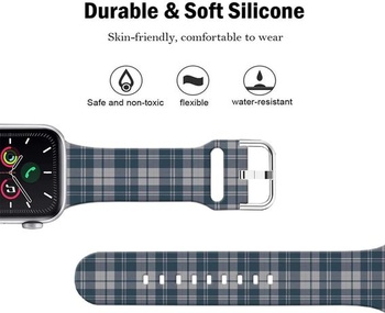 Športové mäkké silikónové remienky kompatibilné s Apple Watch 49mm / Ultra 46mm 45mm 44mm 42mm 41mm