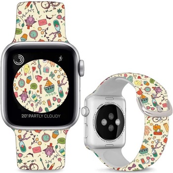 Športové mäkké silikónové remienky kompatibilné s Apple Watch 49mm / Ultra 46mm 45mm 44mm 42mm 41mm
