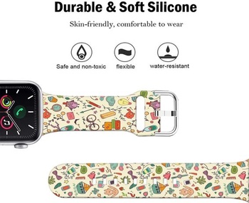 Športové mäkké silikónové remienky kompatibilné s Apple Watch 49mm / Ultra 46mm 45mm 44mm 42mm 41mm