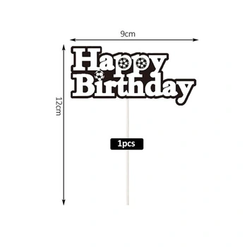 17dílná sada na zdobení dortu s fotbalovým motivem, ozdoby na dorty s fotbalovým motivem, sada na