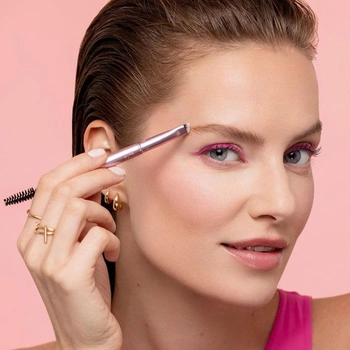 Real Techniques Double Time Brush + Lash sada 4 kusů, oboustranné štětce na oční stíny a obočí,