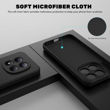 Puzdro pre Xiaomi Redmi Note 15 4G/5G, tenké mäkké TPU nárazuvzdorné tekuté silikónové puzdro,