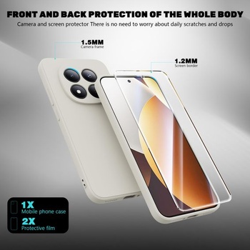 Puzdro pre Xiaomi Redmi Note 15 Pre 5G, tenké mäkké TPU nárazuvzdorné tekuté silikónové puzdro,