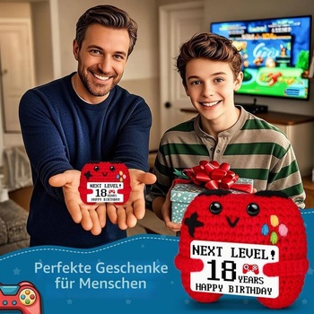 Darček k 18. narodeninám (muž/žena): Háčkovaný herný ovládač