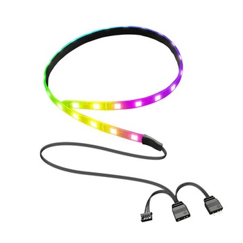 PC RGB LED svetelný pásik, 15,7 palcov prispôsobiteľný LED…