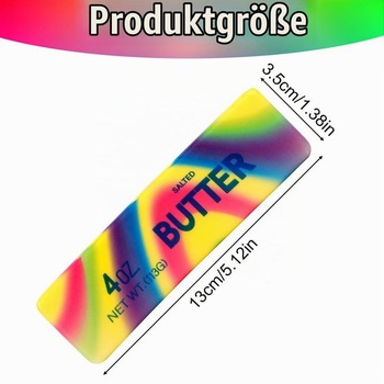 Farebné maslové tyčinky, realisticky mäkký PU materiál, pomaly stúpajúci