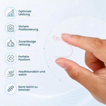 Sada 4 sportovních pojistek pro Oticon 85dB, náhradní, bezpečné uchycení s koncovým upevněním,