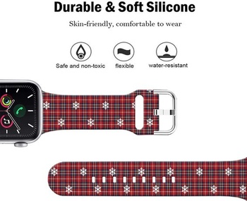Sportovní měkké silikonové řemínky kompatibilní s Apple Watch 49mm / Ultra 46mm 45mm 44mm 42mm 41mm
