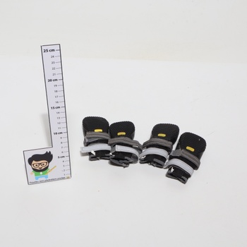 OHCOZZY Psie topánky s reflexnými pásikmi, nepremokavé protišmykové psie topánky, odolná podrážka pre malé,