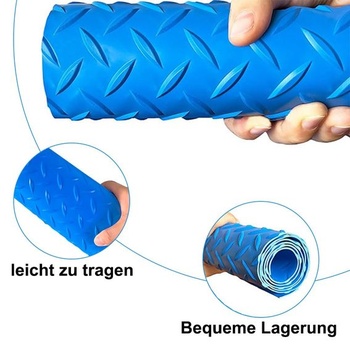 Podložka k bazénovému rebríku 40×100 cm, protišmyková podložka k bazénovému rebríku, modrá