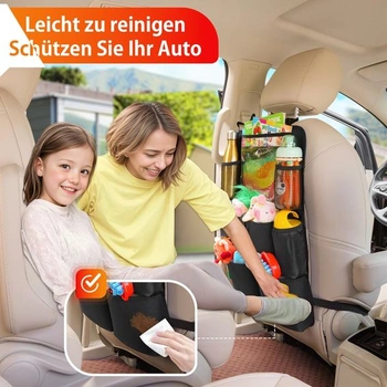 Organizér na autosedačku SURDOCA – Vylepšený organizér na zadní sedadlo auta 4. generace pro tablet