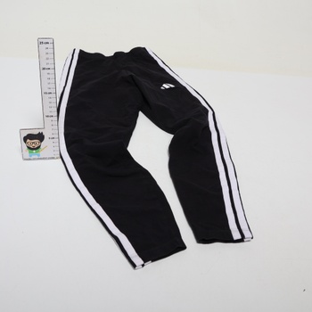 Dámské bavlněné legíny adidas Essentials 3-Streifen M, černé / bílé