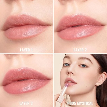 OULAC Moisture Shine Lipstick Pink, trblietavý rúž s lesklým finišom, krémová textúra, hydratačný