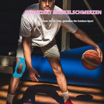 ANAMPION Kineziologické pásky předřezané na kolena, 10 kusů Voděodolné kineziologické pásky pro