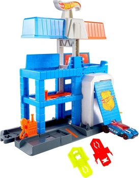 Herná sada Hot Wheels City Downtown Police Tower a…