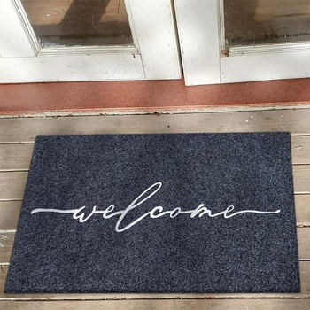 AAZZKANG Uvítacia rohožka ku vchodovým dverám veľká 90 x 60 cm s protišmykovou gumovou podložkou