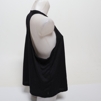 Dámske bavlnené tielko adidas Essentials Linear Slim L, čierne / biele