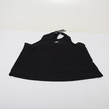 Dámske bavlnené tielko adidas Essentials Linear Slim L, čierne / biele