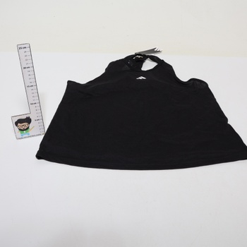 Dámske bavlnené tielko adidas Essentials Linear Slim L, čierne / biele