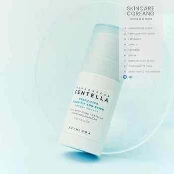 SKIN1004 Opalovací tyčinka s pupečníkem madagaskarským s hyalu-cicou Silky-Fit SPF50+ 7 g (1 balení)