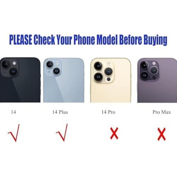 Zadní fotoaparát pro iPhone 14 Pro/iPhone 14 Pro Max vyrobený ze skla, odolný proti poškrábání a