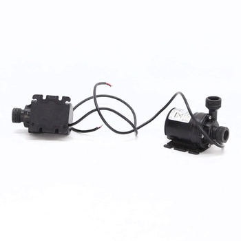 QWORK® 2 kusy DC 12V vodné čerpadlo 800L/H 5M, bezkefové ponorné vodné čerpadlo, pre solárne