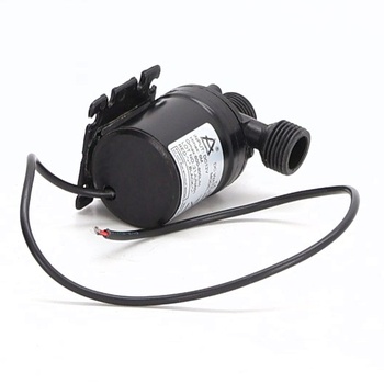 QWORK® 2 kusy DC 12V vodné čerpadlo 800L/H 5M, bezkefové ponorné vodné čerpadlo, pre solárne