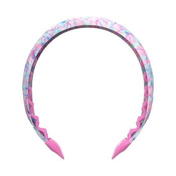 Detská čelenka Invisibobble Hairhalo ružová | 1x Nastaviteľná farebná čelenka pre dievčatá, mäkká,