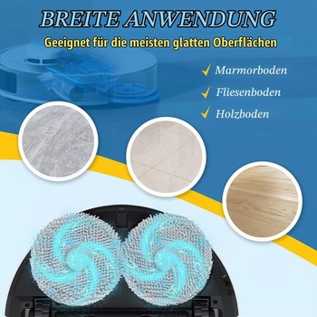 Mopovacie utierky RongZy s náhradným držiakom pre Ecovacs Deebot T30 Combo/T30 Combo Complete,