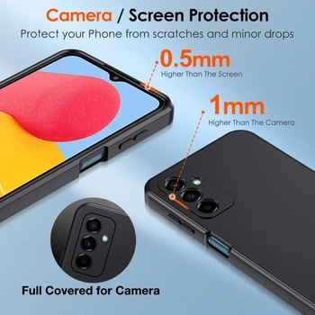 Silikonové pouzdro Ivoler pro Samsung Galaxy M13 4G s ochranou fotoaparátu, ultratenké, měkké,