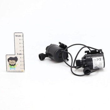 QWORK® 2 kusy DC 12V vodné čerpadlo 800L/H 5M, bezkefové ponorné vodné čerpadlo, pre solárne