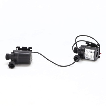 QWORK® 2 kusy DC 12V vodné čerpadlo 800L/H 5M, bezkefové ponorné vodné čerpadlo, pre solárne