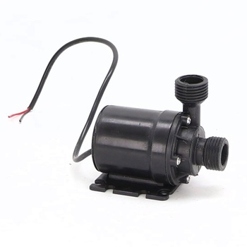 QWORK® 2 kusy DC 12V vodné čerpadlo 800L/H 5M, bezkefové ponorné vodné čerpadlo, pre solárne