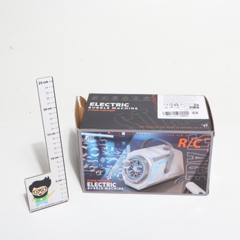 AURIVEE Výrobník bublín s diaľkovým ovládaním a RGB svetlom, batéria 1800 mAh typu C, automatický