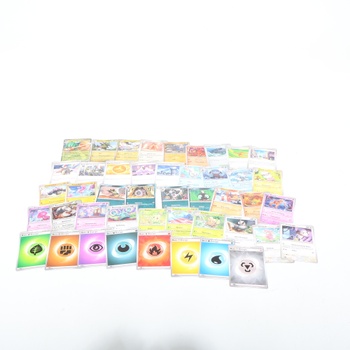 Balíček mini plechoviek PoKéMoN, 50 rôznych kariet, 1 náhodne vybraná extrémne vzácna herná minca