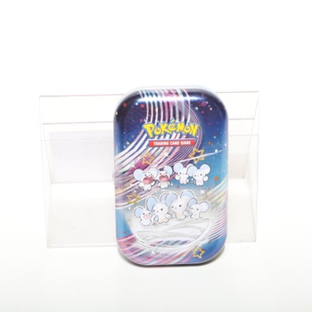 Balíček mini plechoviek PoKéMoN, 50 rôznych kariet, 1 náhodne vybraná extrémne vzácna herná minca