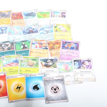 Balíček mini plechoviek PoKéMoN, 50 rôznych kariet, 1 náhodne vybraná extrémne vzácna herná minca