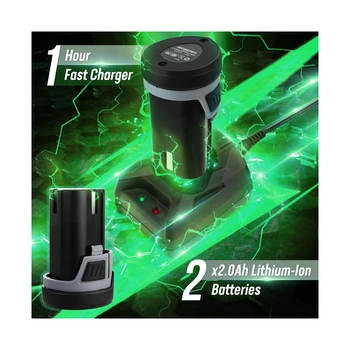 Aku duální leštička WORKPRO 12V