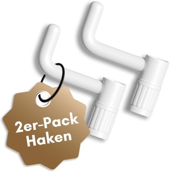 Háčiky LOBUX rack-hooks-wt biele