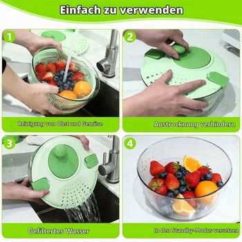 Odšťavovač šalátu, odšťavovač šalátu s vekom