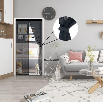 Panngu magnetická moskytiéra na balkónové dvere, 60x190cm, zosilnená moskytiéra na terasové dvere,