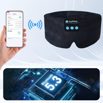 Spací maska Joythink s Bluetooth 5.3 sluchátky, hedvábná spací maska s hudbou, sluchátka na
