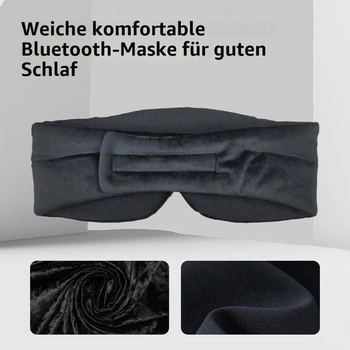 Spací maska Joythink s Bluetooth 5.3 sluchátky, hedvábná spací maska s hudbou, sluchátka na