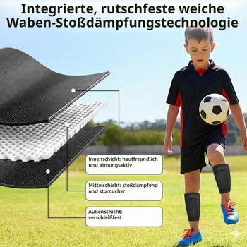 Dětské fotbalové chrániče holení, mini chrániče holení s ponožkami, prodyšné sportovní chrániče