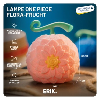 Grupo Erik One Piece Flora Ovocie LED lampa nočné svetlo svetelná dekorácia kvetina