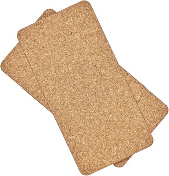 Tala FSC Mix 2 obdĺžnikové stojany na hrnce z prírodného korku 40x20x1cm